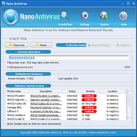 Nano Antivirus
